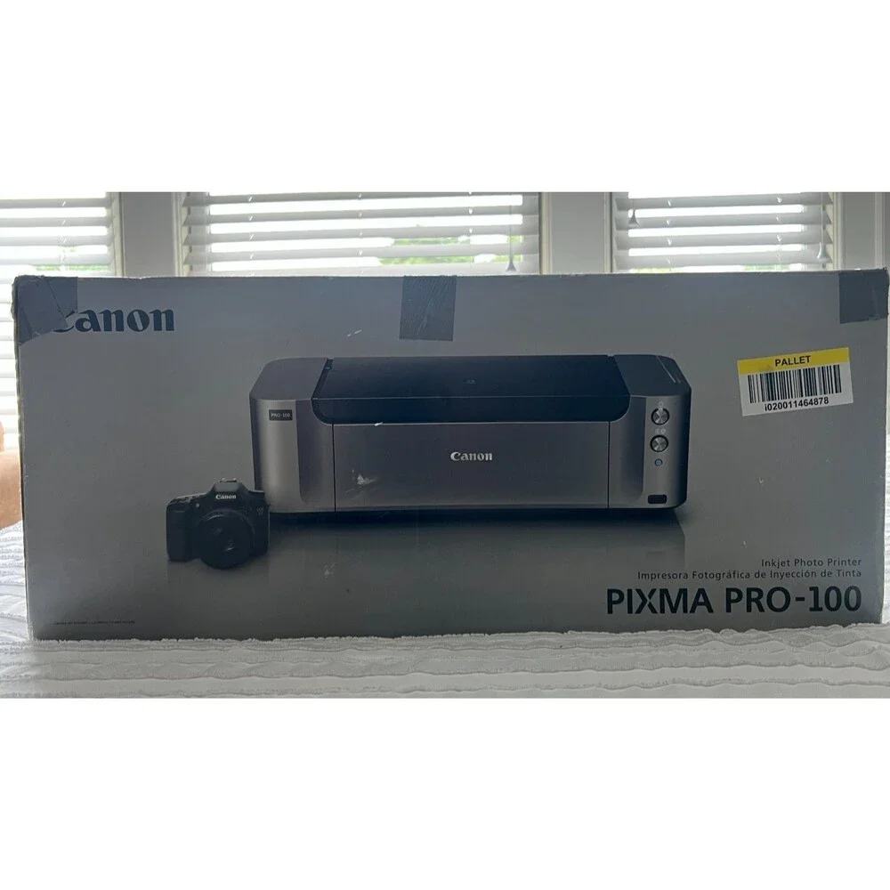 Canon PIXMA PRO-100 Inkjet Color Digital Photo Printer Tested With Ink Levels